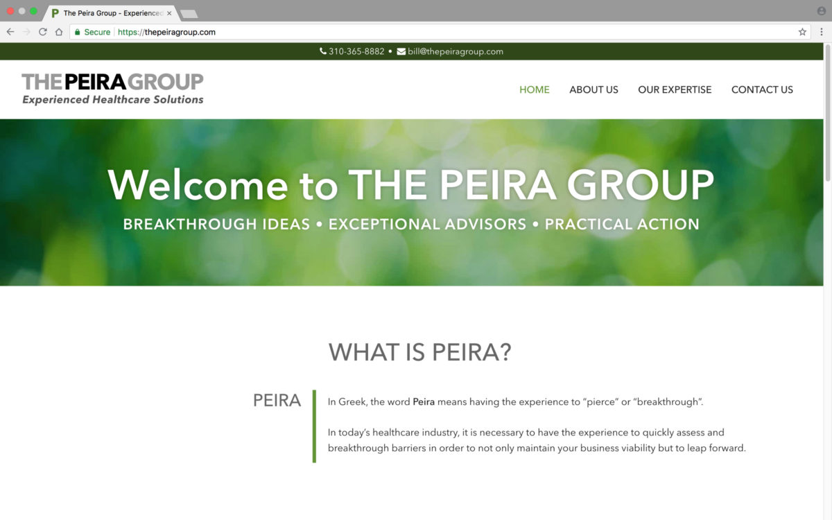 The Peira Group Laptop Home