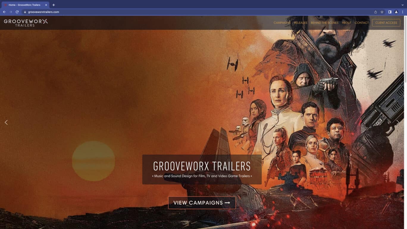 GrooveWorx Trailers Desktop