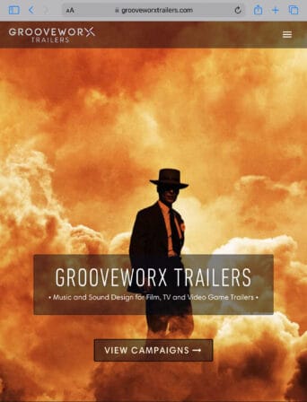 GrooveWorx Trailers Tablet Portrait