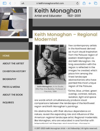 Keith Monaghan Artist Tablet Portrait